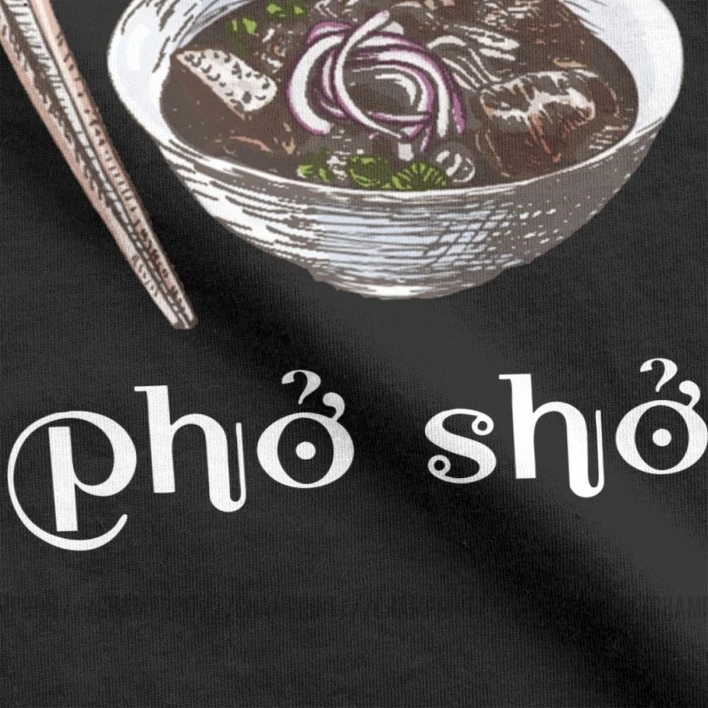 Pho Sho вьетнамский суп Мужская футболка лапша еда любовь Вьет панни лапша Юмор повседневные футболки короткий рукав футболки хлопок топы