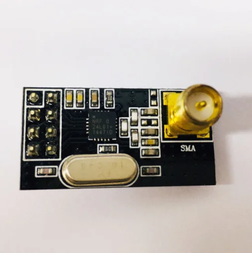 NRF24L01 + беспроводной модуль приемопередатчика (включая антенну SMA Whip прозрачный