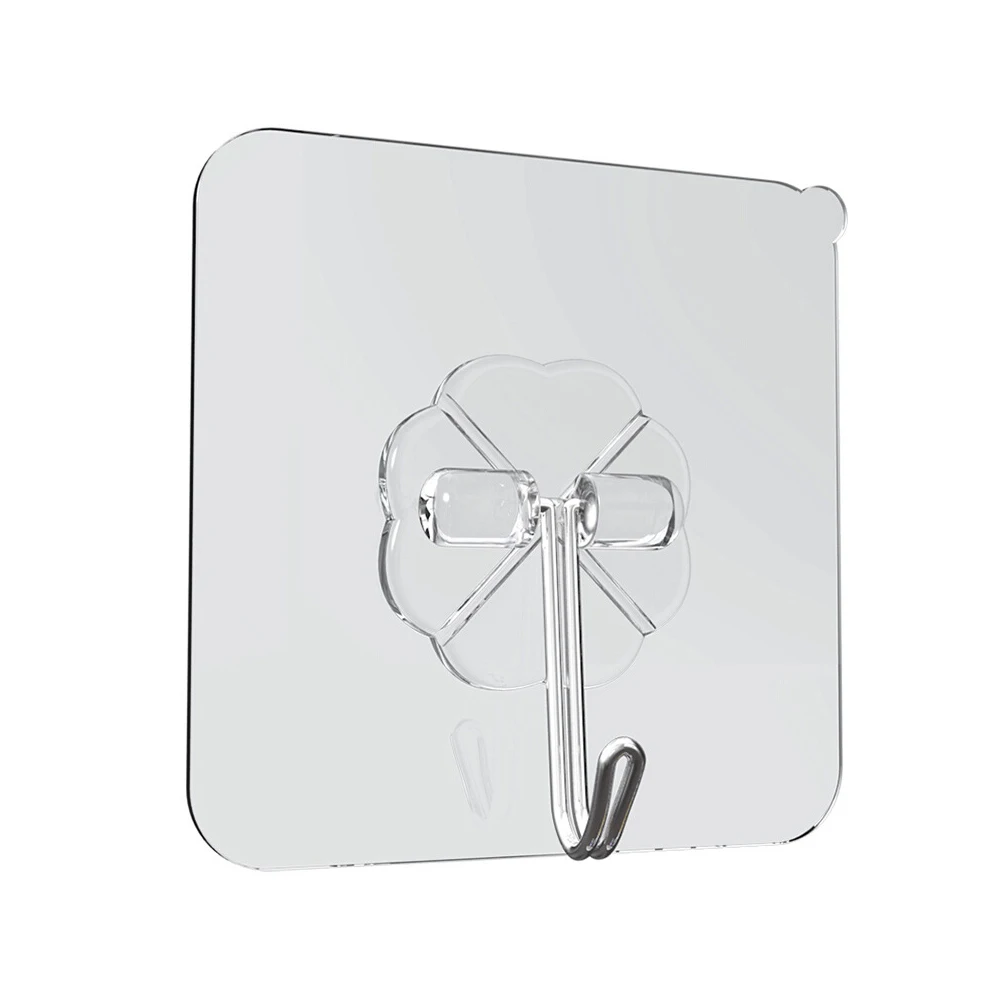 

Wall Hooks Hangers 5 PCS Flower Shape PVC Sucker Hook Bathroom Accessories Economic Kitchen Suction Cup Hooks
