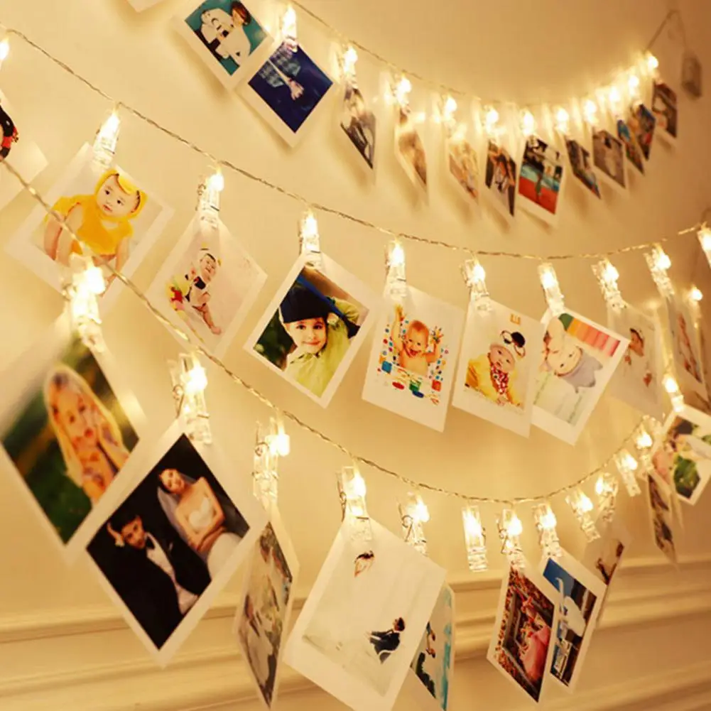 

HobbyLane None LED Photes Clips String Light for Indoor Outdoor Party Decoration Light String Led Photo Clip Light