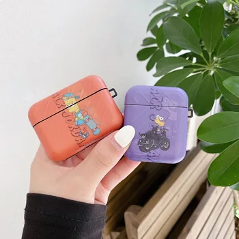 

Funny Cartoon Simpson For Apple AirPods 1&2&Pro Charging Soft silicon Cover Wireless Bluetooth Earphone Case