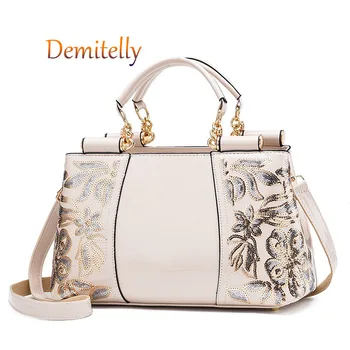 

Summer New Style Embroidery Pattern Ladies Handbag Luxury Chinese Style Pillow Bag Shoulder Messenger Bag Female Tote Bag Wallet