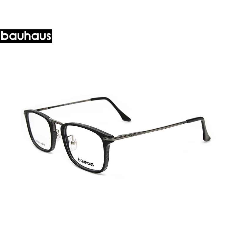 2170 bauhaus Новое поступление Ultem и металлические квадратные очки с оправой для близорукости - Цвет оправы: C4