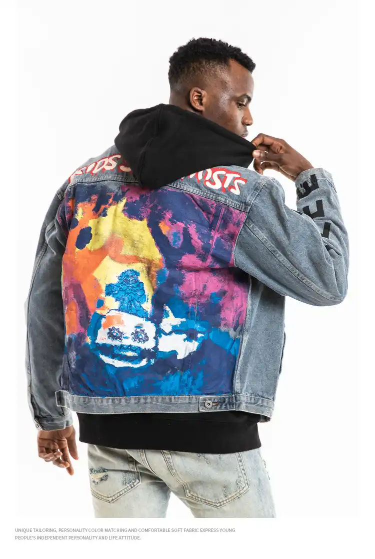 express black denim jacket