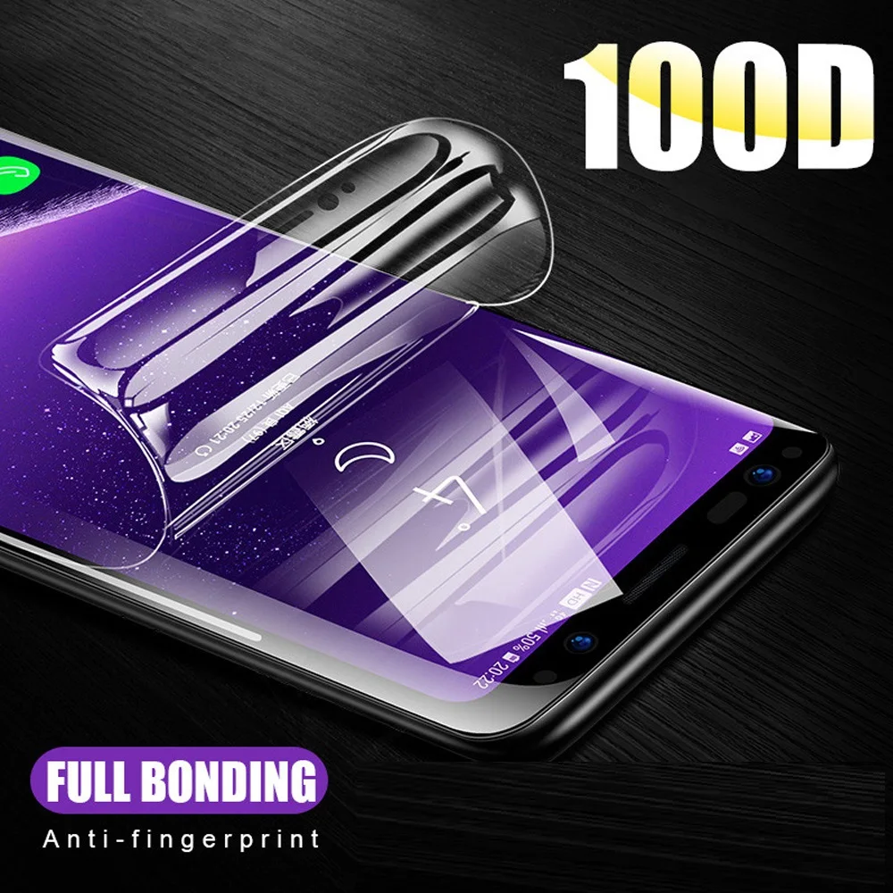 Protezione Dello Schermo Per Samsung Galaxy A7 2016 A710 A7 A7 2018 A8 + 2018 Della Copertura Completa Morbido Idrogel Pellicola Hd Pellicola Protetti