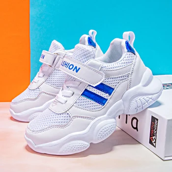 

New Trend Kids Unisex Casual Shoes Black Kids Sneakers For Boys Fashion Teenage Trainers Size 28-39 Children Girl Running Shoes