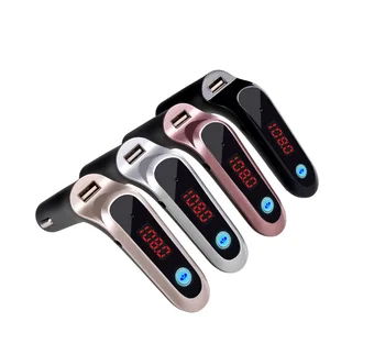 

CRA S7 Bluetooth Hands-free Car Kit MP3 Bluetooth Player Bluetooth Hands-free Car Kit MP3 Hands-Free S7 Vehicle-mounted FM Emitt