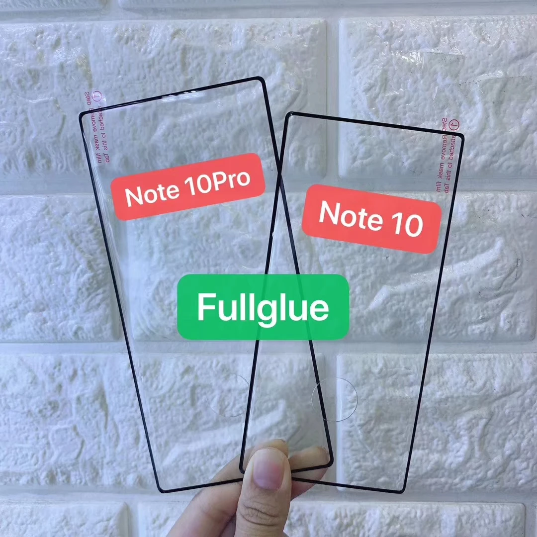 

3D Full Cover 9H Tempered Glass For Samsung Note 10 Pro glass Screen Protector