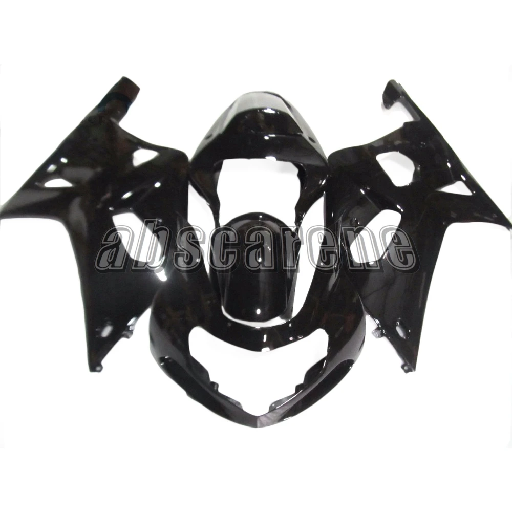 Инжекторный полный обтекатель комплект для Suzuki GSXR600 G-SXR750 K1 2000 2001 2002 2003 ABS пластик мотоциклетные наборы кузова глянцевый чистый черный