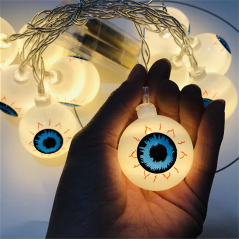 

Halloween LED Ghost Eyes String Lights Party Props Decoration DIY Festive Lighting Holiday Eyeballs Lights Decoration Lantern