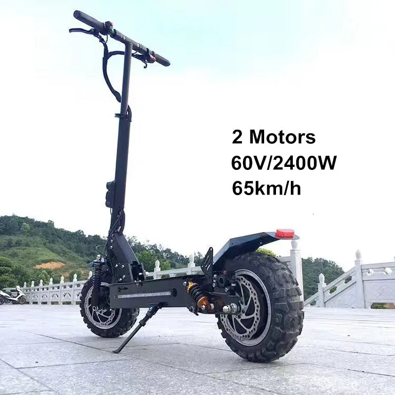 11 дюймов 1101B внедорожный электрический скутер 60V 2400W 65 км/ч сильный Мощный