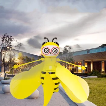 

Hot Selling Mini Flying Ball Bee Toys Gesture Sensor Induction Helicopter Stable with Lighting LBV