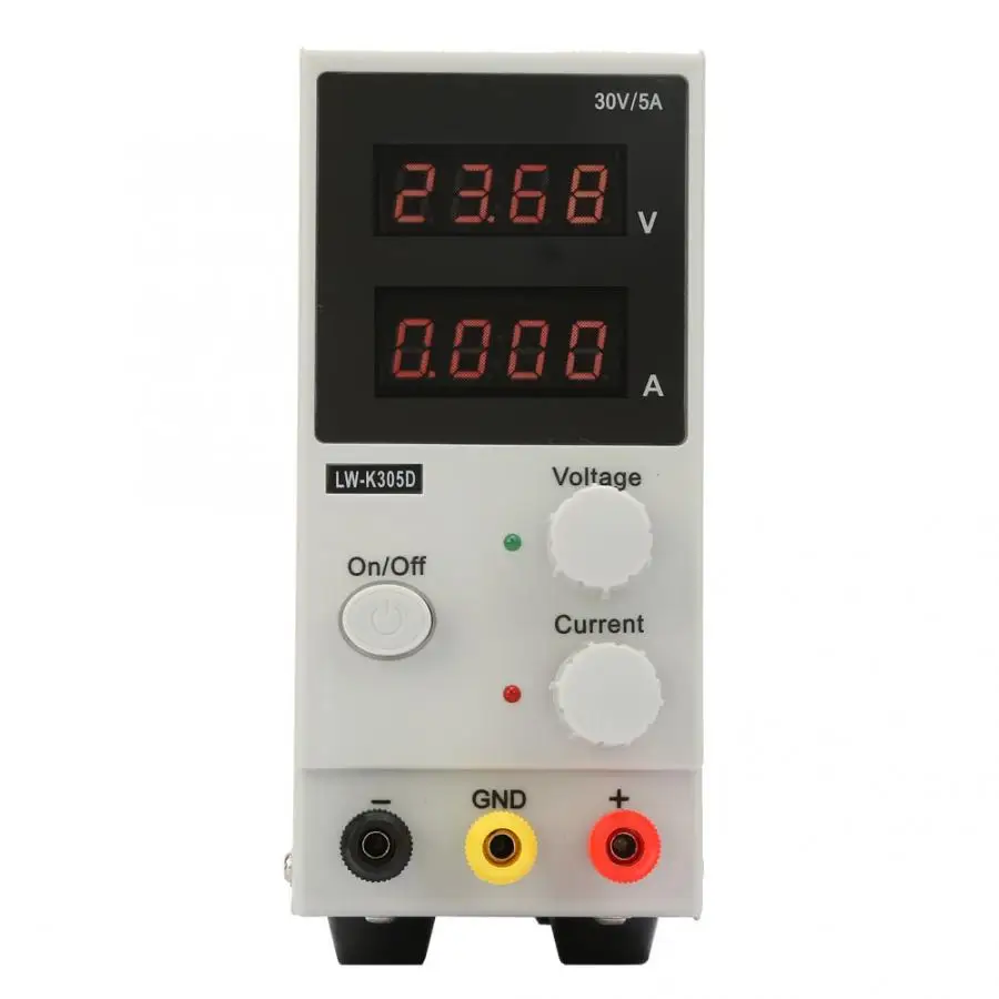 110-240VAdjustable Цифровой DC Питание для детей на возраст от 0 до 30V 0-5A Выход с 4-разрядный