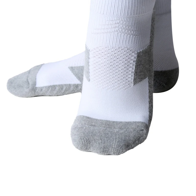 Long Soccer Socks 1 Pair Men Women Compression Protector Cycling Socks Non-slip Sport Football Ankle Leg Shin Guard