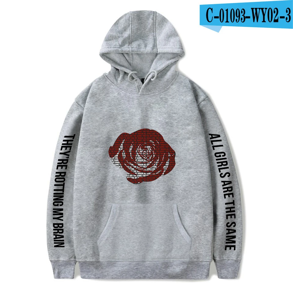 Толстовка Juice Wrld, худи, пуловеры для мужчин и женщин, Kpop, толстовки в стиле хип-хоп, для фанатов, рубашка hombre, траурная, теплая рэп одежда для подростков - Цвет: 3
