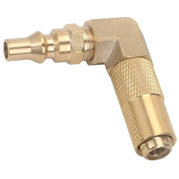 

Low Pressure 1/4 Inch RV Quick Connect Adapter Conversion Fitting with Elbow (90 Degree) for Blackstone Tabletop Grill, Compatib