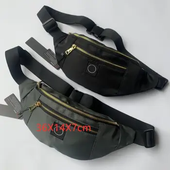 

Fashion small bag shoulder bag Fashion messenger bag Nylon waist bag chest bag dual purpose bag size 36x14x7cm