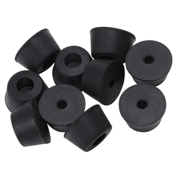 

Fashion10 pcs 21 x 12 mm conical recessed foot feet rubber buffer Material: rubber