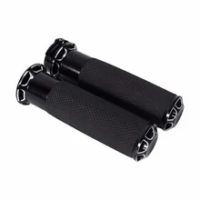 1 пара " 25 мм ЧПУ рукоятка рукоятки для Harley Sportster Touring Dyna Softail черный Высокое качество край Cut руль