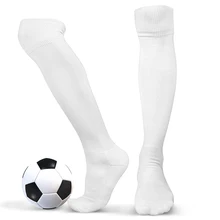 

Men Sport Football Basketball Soccer Long Socks Solid Over Knee High Bottom Non-Slip Off WhiteSock Man Gift Rugby Stockings
