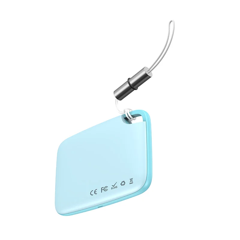 Blue Rope Умный мини-трекер Baseus с защитой от потери, Bluetooth, умный искатель для детей, брелоки, телефоны для детей, сигнализация против потери, смарт-тег, брелок, локатор - Цвет: Blue Rope