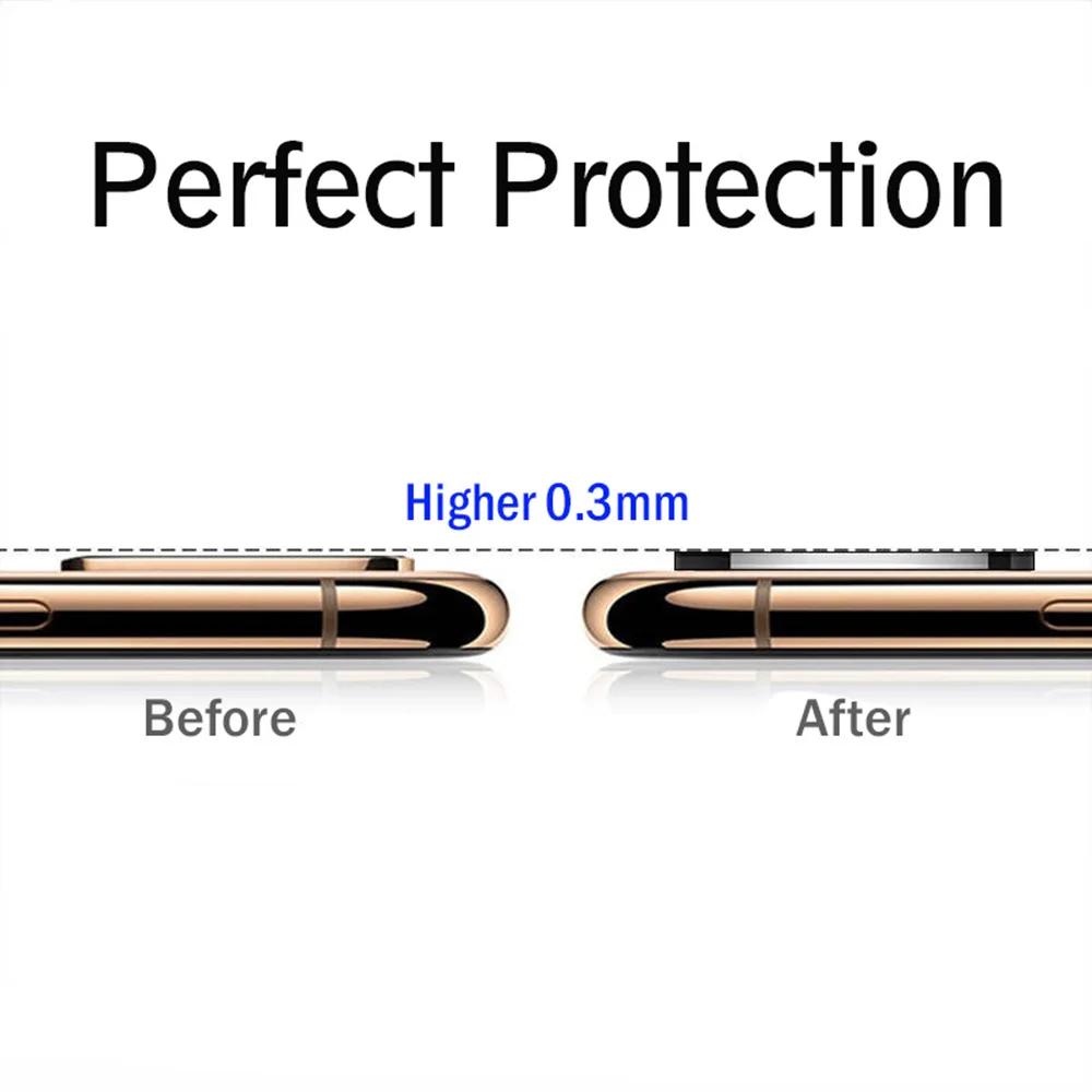 Защитная крышка для объектива камеры для iPhone X XS Max, Защитное стекло для камеры, сменная крышка на iPhone 11 Pro, Роскошный металлический алюминий