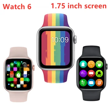 

2020 Smartwatch IWO W26 44mm Watch 6 W26Smart Watch ECG Heart Rate Monitor Temperature IP68 Waterproof PK IWO 11 IWO 8 IWO 13