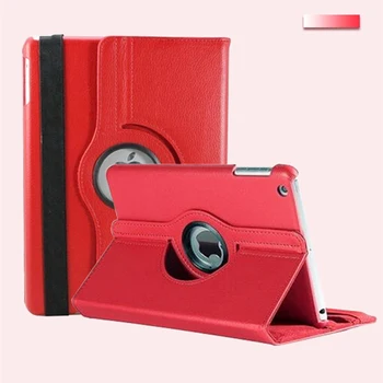 

For ipad Mini1/2/3 Tablet Case 360 Degree Rotating Stand Flip Folio Screen Protector film Cover For iPad Mini2 Mini3 A1432 A1454