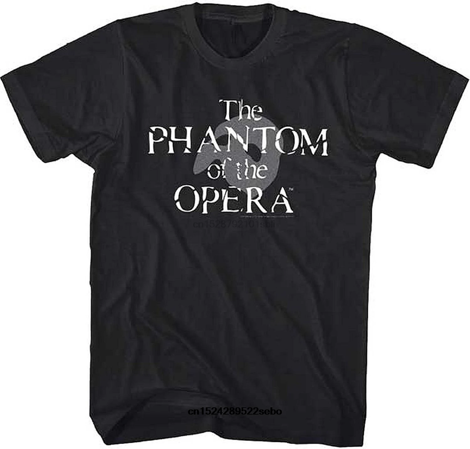 Футболка с музыкальным логотипом Phantom of the Opera Новая Модная хлопковая футболка