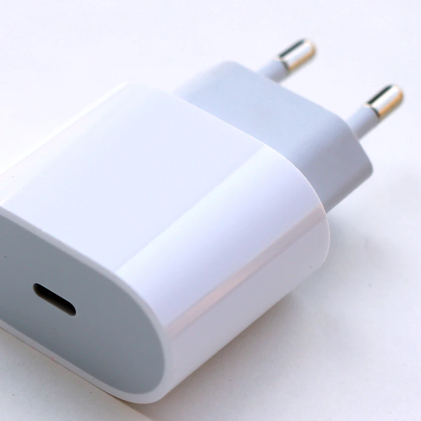 Оригинальное качество USB C 18 Вт адаптер питания USB C PD Зарядное устройство USB C быстрое зарядное устройство для iPhone EU вилка