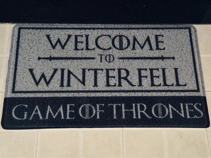 

Game of thrones welcome the winterfell PVC dustproof bath mat