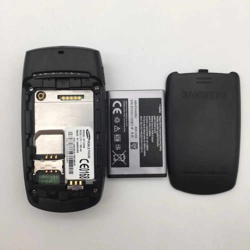 C260 Original Unlocked Flip C260 Samsung Guru1310 Mobile phone 1.5 inch'  No Camera Loudspeaker Cell Phone Free Shipping