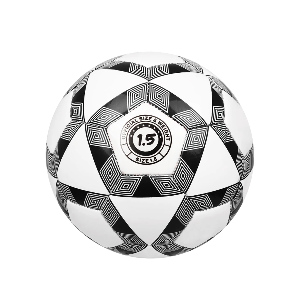 YANYODO Прочный " Мини Размер тренировочный футбольный мяч мягкая спортивная игрушка мяч для малышей, детский подарок, черный бриллиант