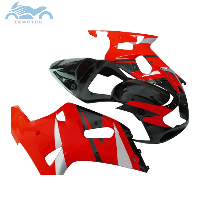 Тела Обтекатели для Suzuki GSXR600 GSXR750 2001-2003 мотоциклетная нательная защита ремонтный набор обтекателей 600 GSXR 750 01 02 03 желтого и черного цвета