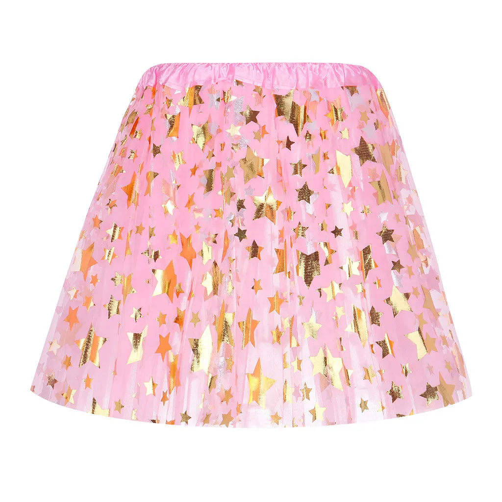 Skirt Women's Skirt  Fashion Star Elastic 3 Layered Short Skirt  Ball Gown Womens Skirts Summer Fashion 2020