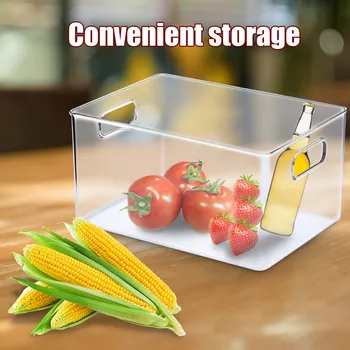 

Transparent Storage Cabinet Storage Box Household Plastic Food Storage Basket