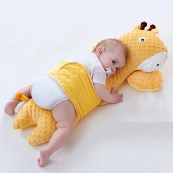 Baby Soothing Pillow Doll Plush Toy Children's Sleeping Pillows Newborn Soft Baby Bed Bumper Crib Pad Protection Bedding Cushion 1