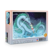 

New Colorful Mini Puzzle 1000 Pieces Micro Spirited Away Challenge Hell Difficulty 38x26cm Adult Jigsaw Game Kids Toy Wholesale