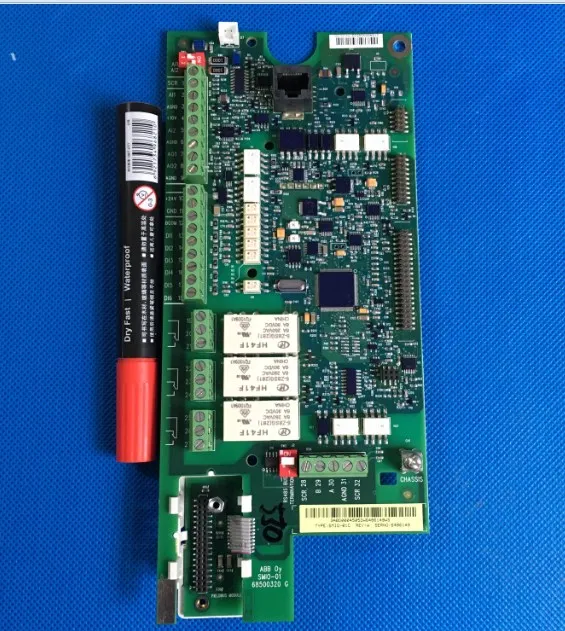 ABB Inverter ACS510 Inverter CPU Board IO Main Board SMIO-01C and OMIO-01C - Цвет: Золотой