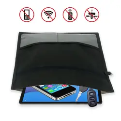 Signal Shielding Bag Anti-hacking Anti-interference Oxford Cloth RFID Signal Blocking Wallet Case for Mobile Phone