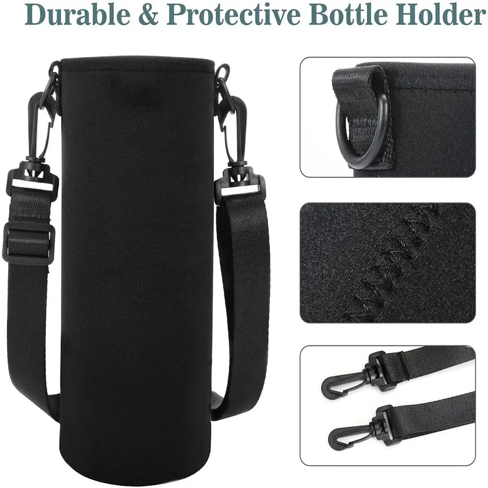 Water Bottle Bag Water Bottle Tote Bag Universal Water Bottle Pouch High Capacity Insulated Cooler Bags for Outdoor Traveling Camping Hiking