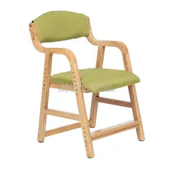30% Регулируемый подъемный детский стул из цельного дерева, детский стул (кабинетный), стул на спинку, стул для начальной школы, домашний