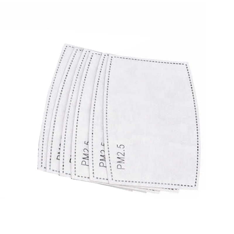

6 Pack PM2.5 Activated Carbon Filter Insert 5 Layers Protective Filter