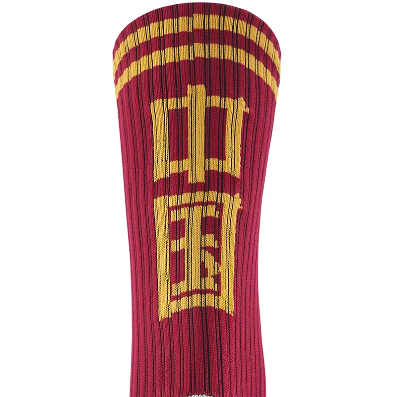 KELME Football Basketball Socks Chinese Commemorative Version Towel-Sole Non-Slip Silicone Socks Middle Tube Sock 9896318