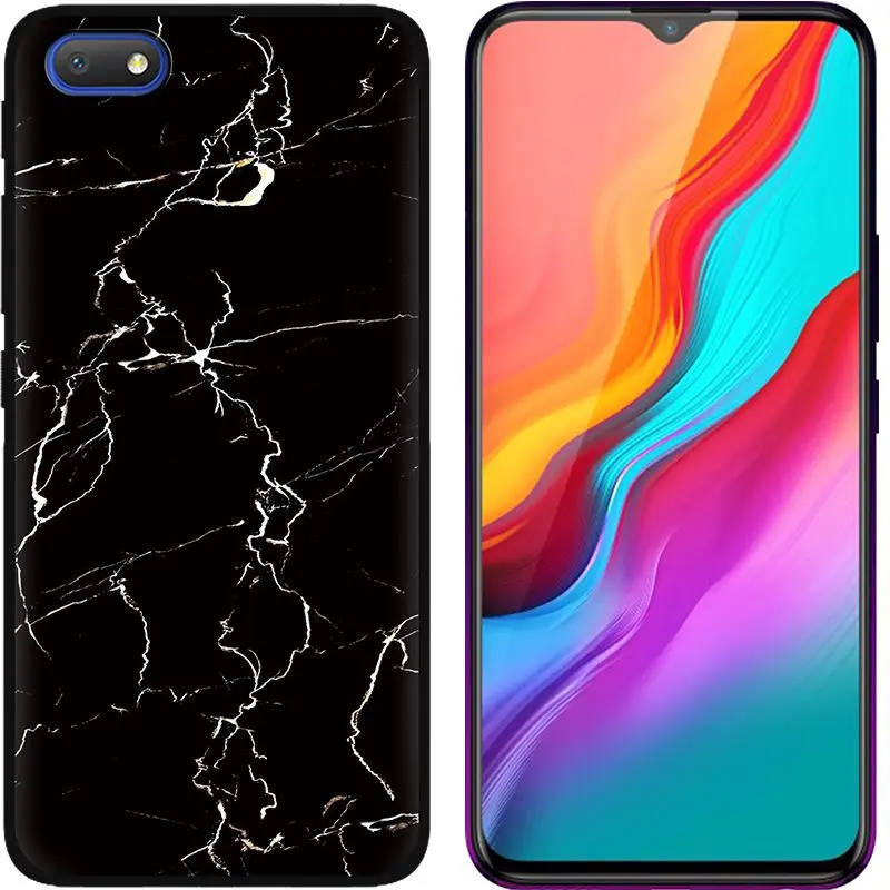 Для Alcatel 1 V чехол Мягкая силиконовая Черная задняя крышка для Alcatel 1 V чехол для телефона s 5,5 ''TPU Coque для Alcatel1V 1 V чехол s