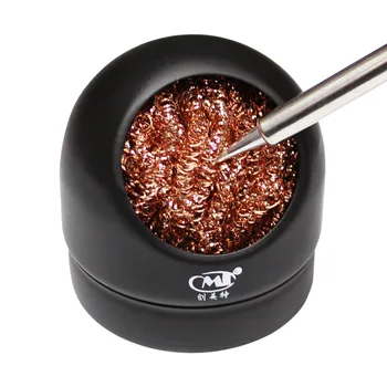 

New Soldering Iron Cleaning Ball Wire Reusable Cleaning Copper Wire Cleaner Ball Metal Dross Box New Metal Box Cleaning Welder