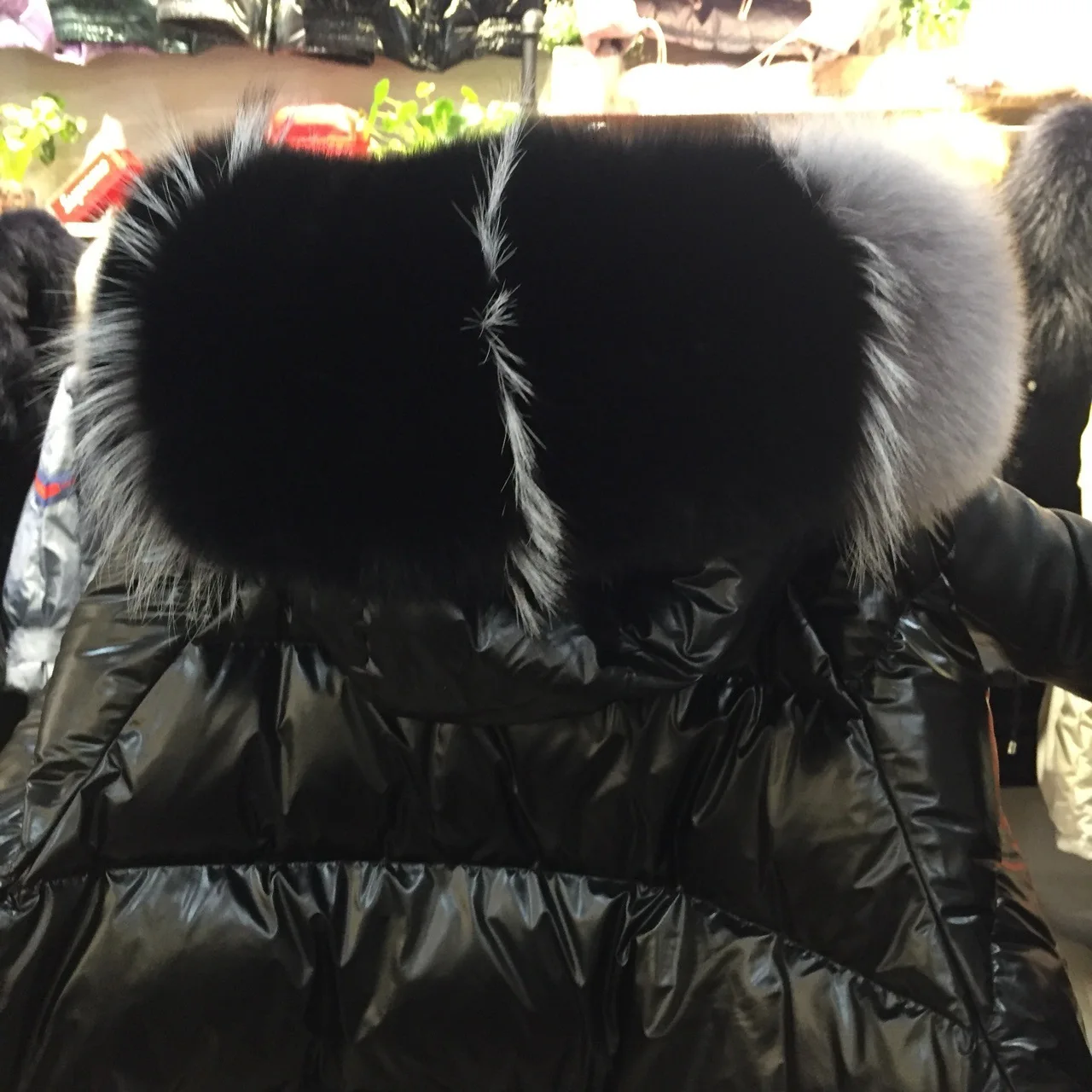 

Duck Down Jacket Women Winter Warm Hoody Parka Large Real Fox Fur Collar Female Windproof Puffer Jacket chaqueta mujer LX2565