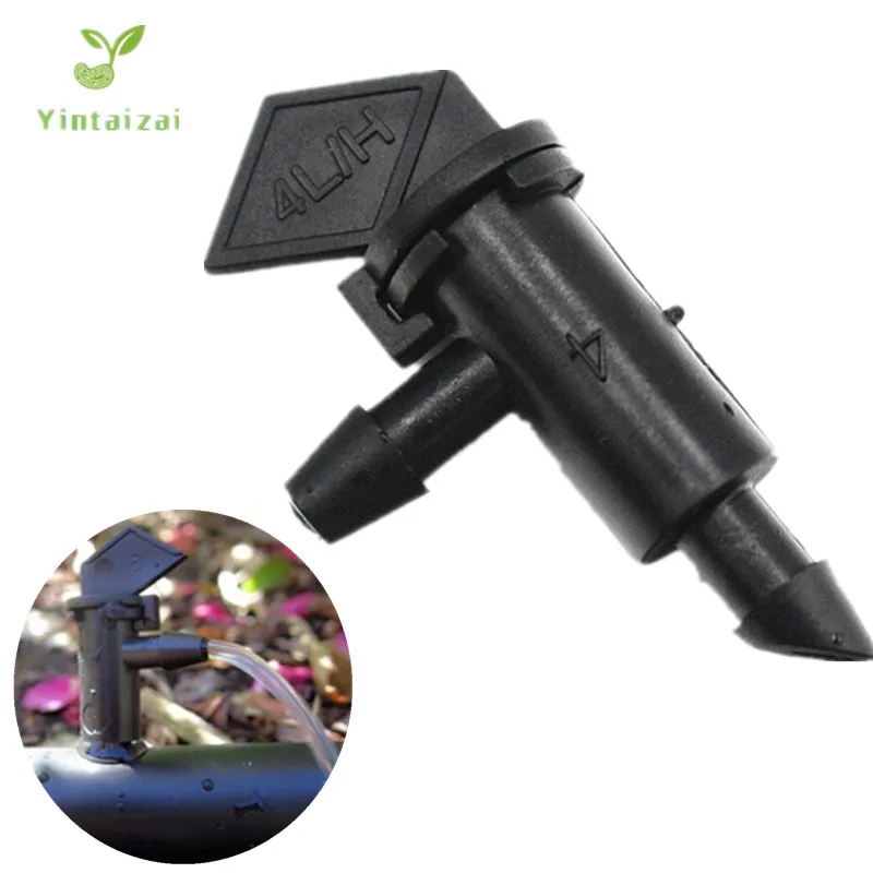 300pcs/pack 4L 8L 16L/H Flag Drip Emitters Outlet Barb Micro Tubing