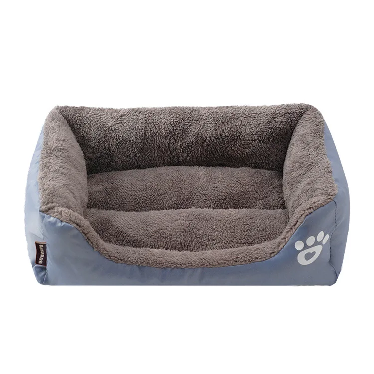 colour 4 S-3XL Candy Farbe Pfote Haustier диван Hundebetten Wasserdichte Untere Weiche Флисовая теплая кровать для кошки Haus - Цвет: colour 4