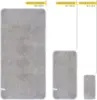 Sinland Ultra Absorbent Household Microfiber Bath Towel Face Hand Towel Set Bathroom Shower Spa For Home Hotel Adults 3